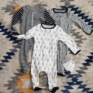 Cloud Island boho baby sleeper pajamas
